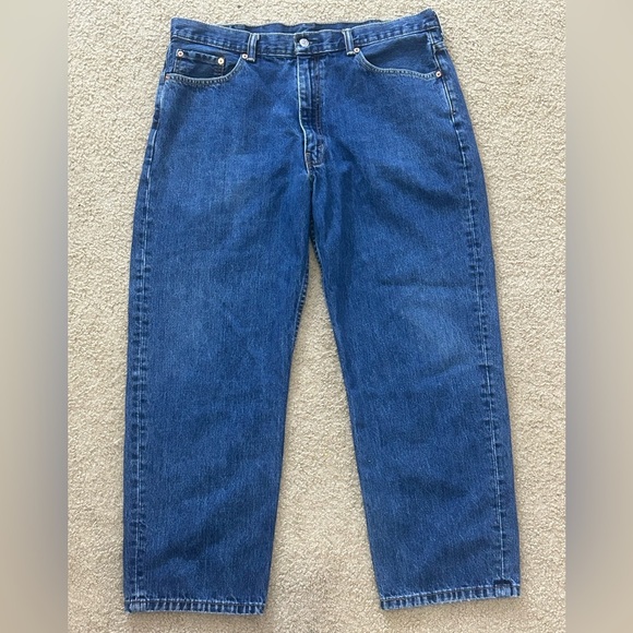 Levi’s 550 Men’s 49x30 (38x29) Relaxed Fit Dark Wash Jeans - Picture 1 of 10